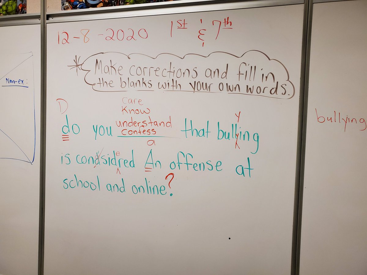 MrFKishta's tweet photo. My students are becoming better at their D.O.L. and with incorporating different vocabulary words. I'm so proud of them :)! @CenturyWildcats  #osd135 https://t.co/RML9mgPgnB