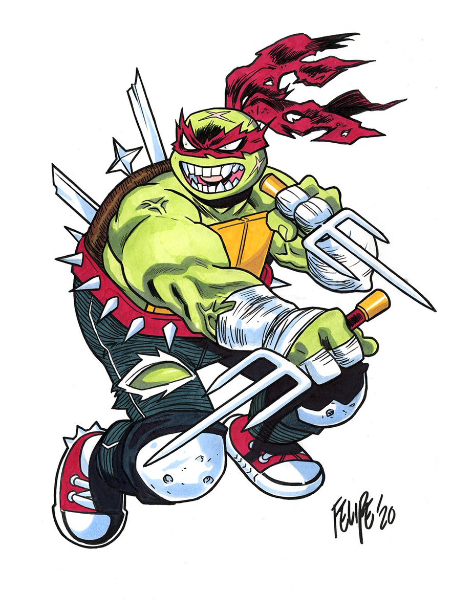 FelipeTweeters's tweet photo. These 4 #TMNT ink &amp; marker on paper originals (9 x 12 in) are also up for bid now @ the help heal @sho_moo benefit auction. Auction runs Dec 10-13, 2020. Click here to register! 👉 https://t.co/iCmjwImWmY
Thx 4 ur support! https://t.co/taidnkXwML