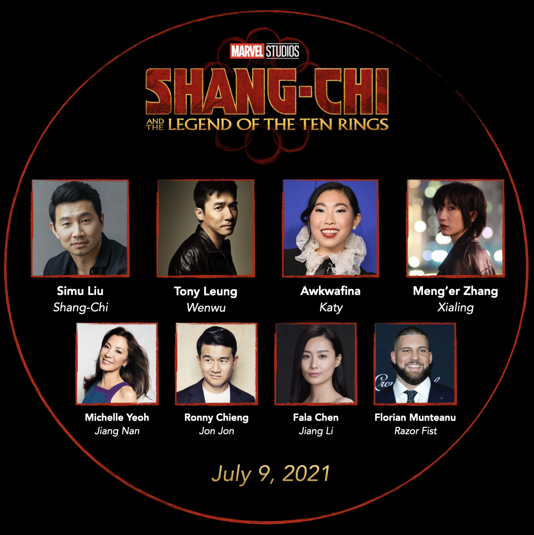 Production has just wrapped for Shang-Chi and the Legend of the Ten Rings. Meet the fantastic cast bringing the film to life. #ShangChi and the Legend of the Ten Rings is in theaters July 9th, 2021.