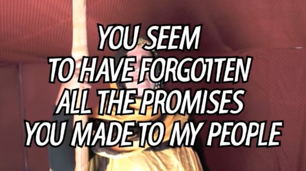 Hassan then criticises Gonzalez for backtracking on all his promises to the Sahrawi people. Following a clip in which he apologises for both "a bad colonisation and a bad decolonisation" and handing the Western Sahara to "reactionary governments", Hassan has this to say.