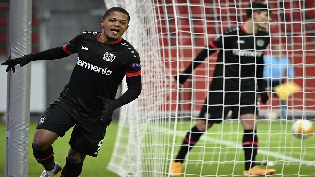 Leon Bailey brace leads Bayer Leverkusen to group win
