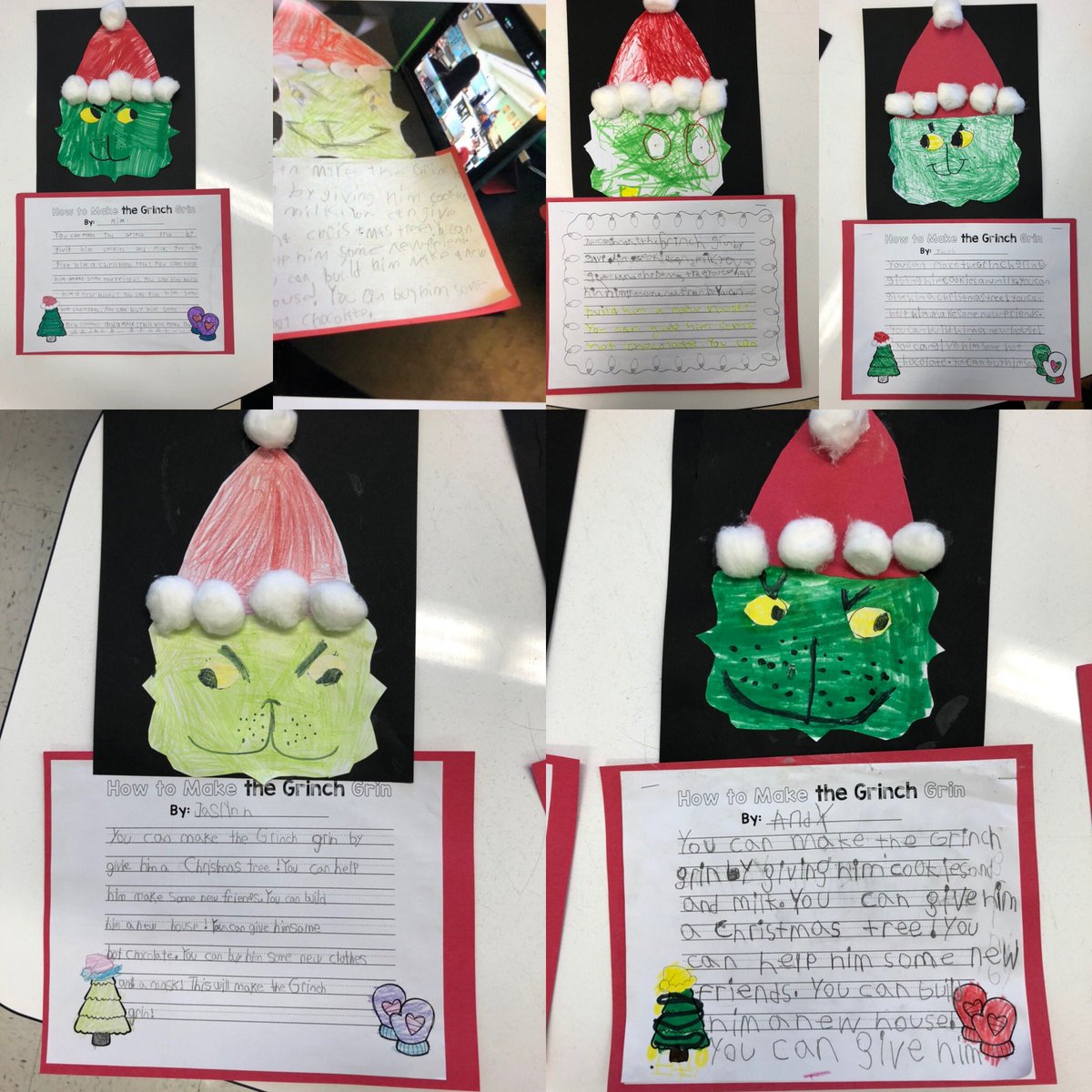 missplanera's tweet photo. How to make the Grinch grin😁🎅🏻 All of my kids (and me) LOVE the Grinch so this was a fun activity! @ForestRidge142 @FosterLions #engage142 #d142sped #Grinch https://t.co/Uiuv3uGEzA