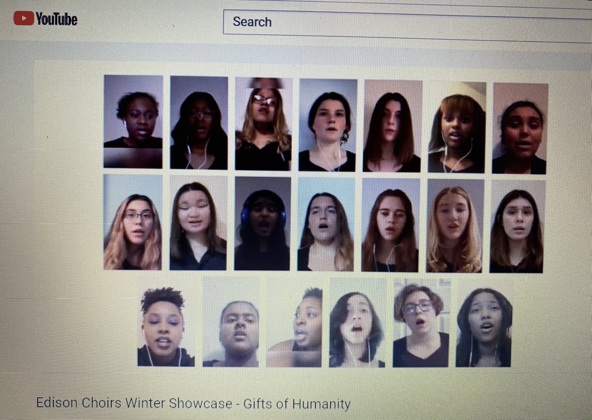 Peace, Joy, Truth, Hope, Dreams, &amp; the Gift of Community was all present tonight at Edison Choirs Winter Showcase Premiere, Gifts of Humanity. Check out the performance at youtube.com/watch?v=iLZI7i… Thank you Mrs. Cooper! <a href="/EdisonHSEagles/">Thomas A. Edison HS</a> <a href="/edisonchorus/">Edison Choirs</a> <a href="/FCPSR3/">FCPS Region 3</a> @drNEKing @erpetrich