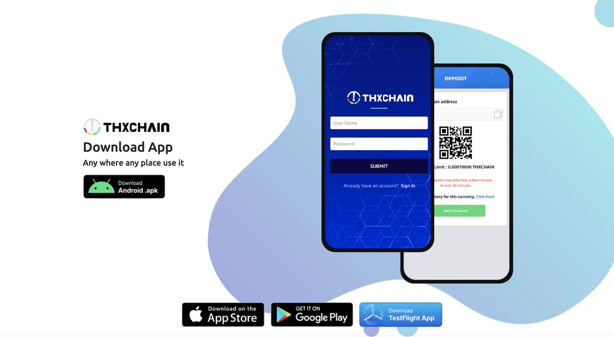 Thr_Official's tweet photo. https://t.co/5YpkjAZMOC
Download #THXCHAIN App
Try it
Buy, Store, Trade & earn Staking
#TestNet Version
2 Major Upgrade in next 30 days
#iOS #GooglePlay Live soon
Create account, and Transfer #THXC from web wallet to App
Staking - do not try without official announcement https://t.co/LbMmVaeyz8