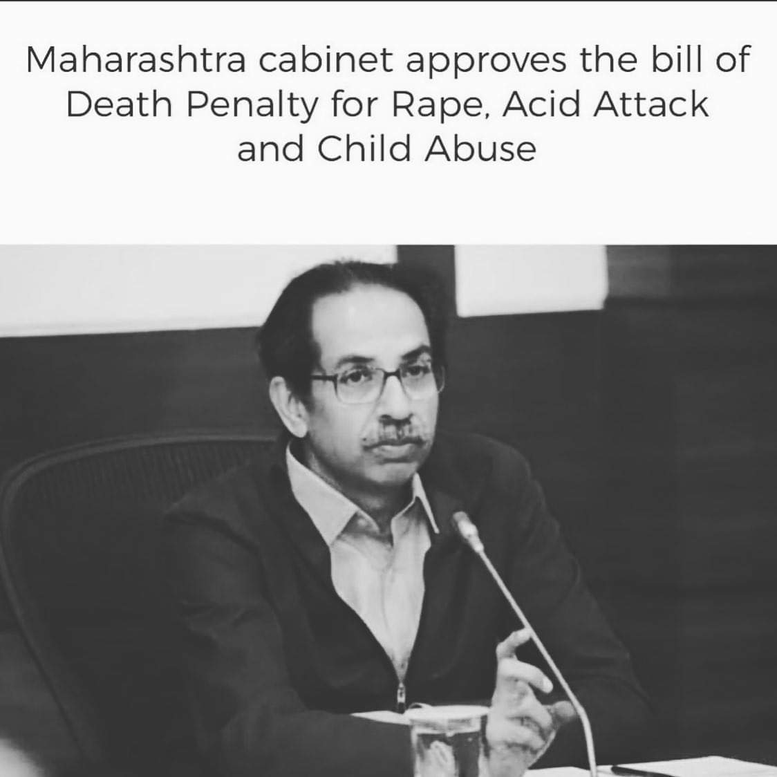 DaminiGkumar's tweet photo. One of the great news so far ! 
Long due ! 
Death penalty for rapist ! Bravo #Maharashtra https://t.co/xNfUft6LNx