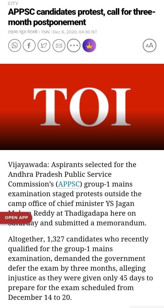RL941106's tweet photo. @ysjagan @AndhraPradeshCM 
#SufficientTimeForGroup1Mains 
#PostponeAppscGroup1Mains 
We are raising our voice since soo many days..but no help from so called RULING PARTY who says we stand for everyone @JP_LOKSATTA @PawanKalyan @JaiTDP @BJP4India https://t.co/XFlNULf6HH