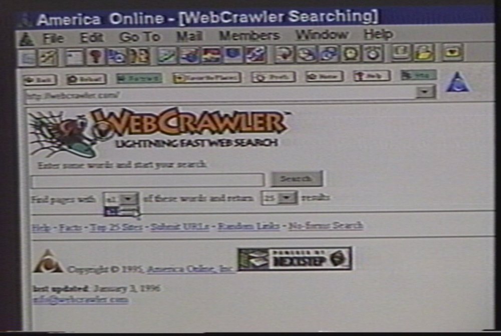 who needs google? I've got WebCrawler!