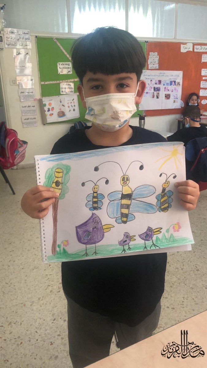 FriendsRamallah's tweet photo. #living_our_quaker_values #RFS_Community #stewardship
As part of RFS' Kaykab Sustainable and Practical Bee Keeping Project our students are designing "Bee" artwork in their art lessons to encourage RFS' environmental stewardship... https://t.co/g70SqwTauV