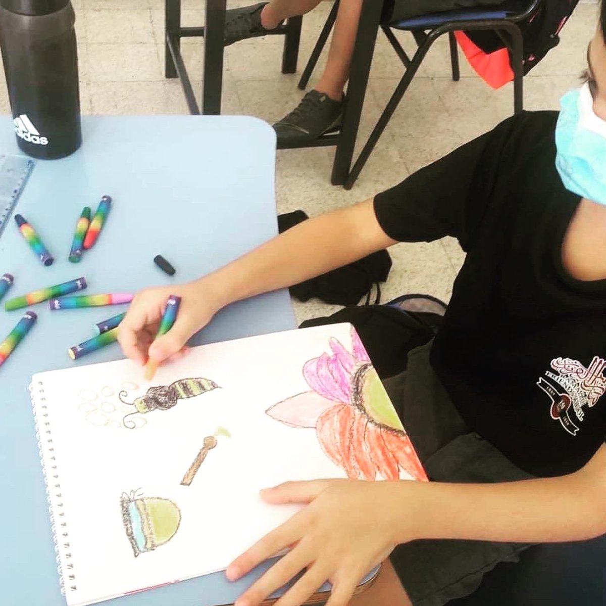 FriendsRamallah's tweet photo. #living_our_quaker_values #RFS_Community #stewardship
As part of RFS' Kaykab Sustainable and Practical Bee Keeping Project our students are designing "Bee" artwork in their art lessons to encourage RFS' environmental stewardship... https://t.co/g70SqwTauV