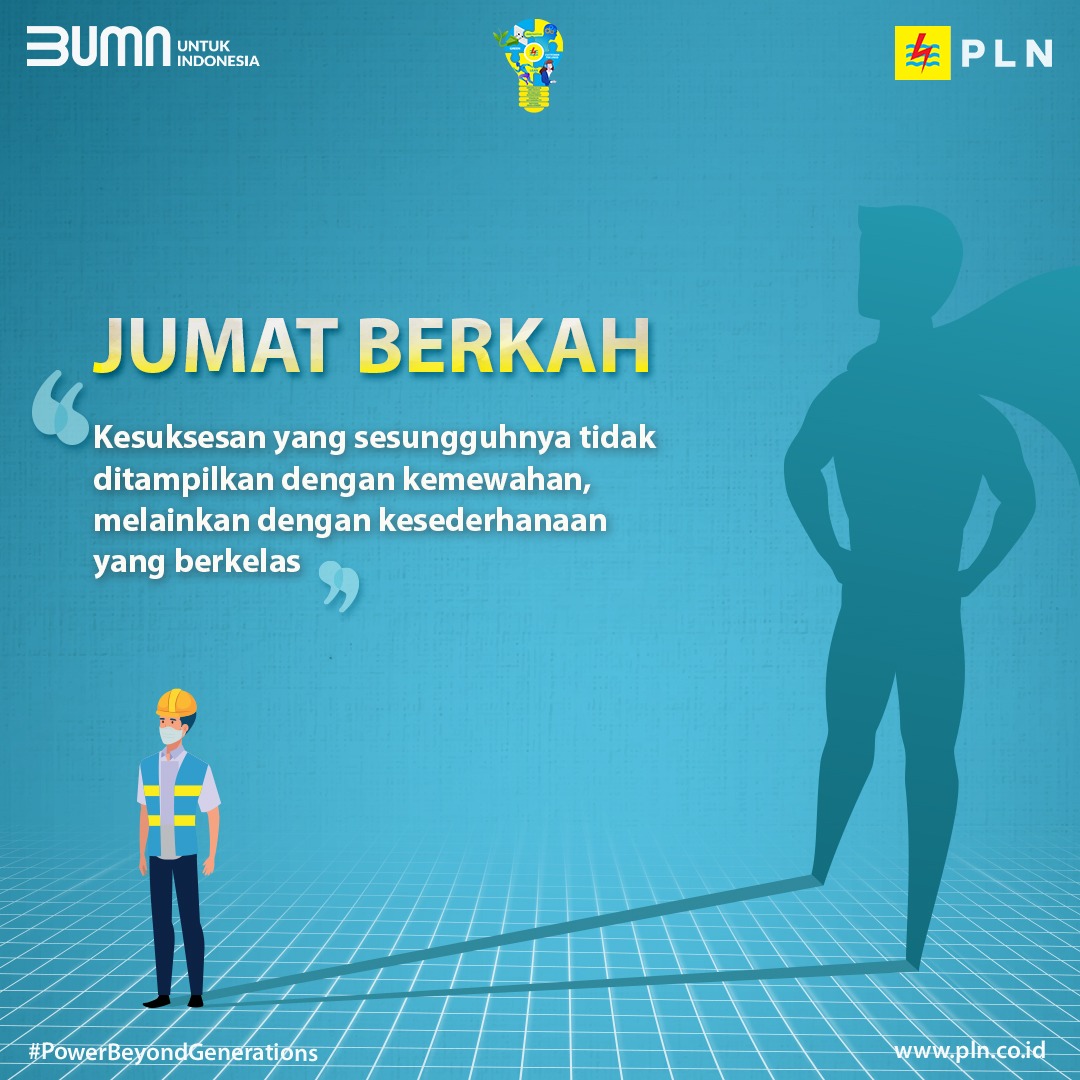 _pln_id's tweet photo. Kesuksesan tidak bisa didapat dengan mudah. Kesulitan bahkan menyebabkan kegagalan pada beberapa orang. 
#PowerBeyoneGenerations
#ListrikUntukSemua
#ListrikUntukRakyat https://t.co/KOR5QPNFBy