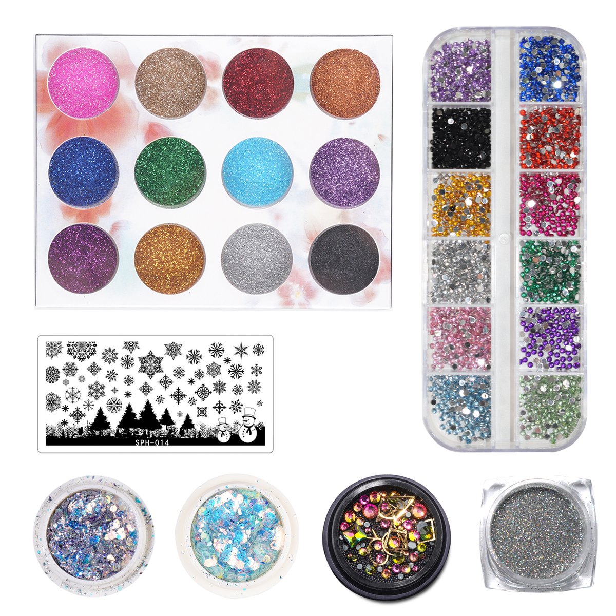 Snow season❄️☃️These glitters give you a shiny winter on your nails!!
💅👉👉yayoge.com/pages/ytnp15
#xmas2020 #Xmasnails #snowflakes