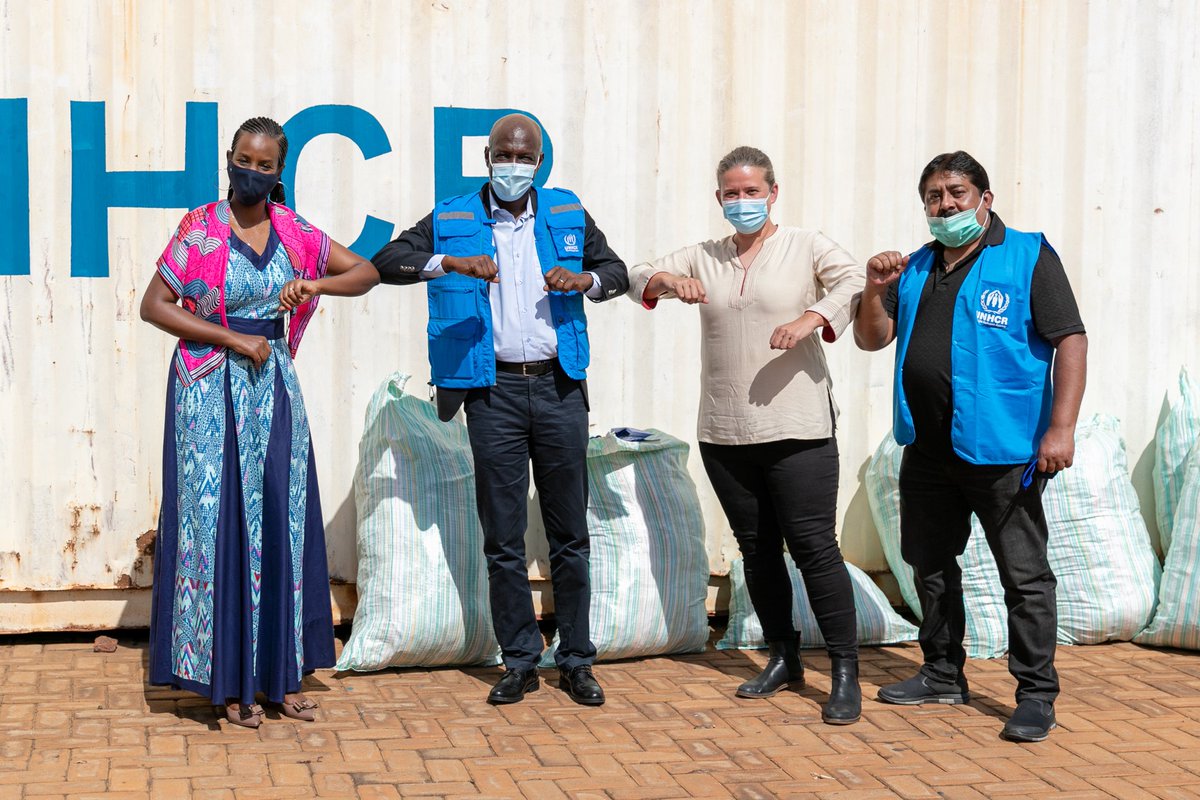 Inkomoko handed over 15,000 masks supported by <a href="/MastercardFdn/">Mastercard Foundation</a> to the UNHCR for distribution among refugee communities. The masks were handmade by women tailors from <a href="/GahayaLinks/">Gahaya Links</a> — a Rwandan handicraft company dedicated to women's economic empowerment through enterprise design.