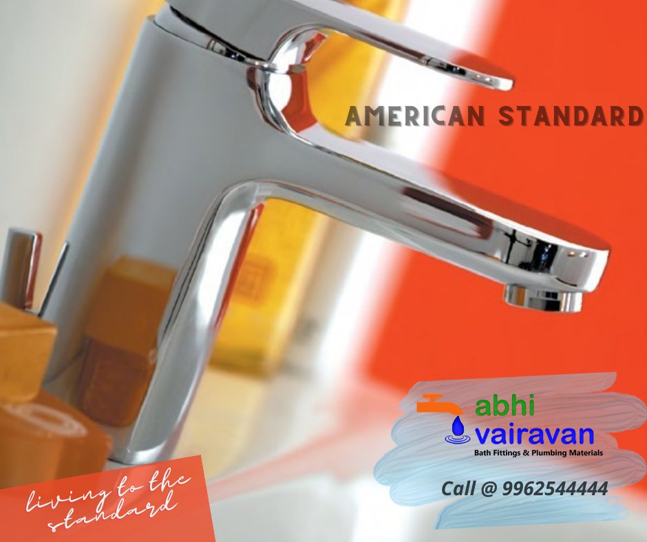 #AmericanStandard
#Basinmixer
Click. Move - Saving water is easy! 40% save in water.
#abhvivairavan #savewater #savewatersavelife #saveearth #water #plumbingmaterials #sanitaryware #Chennai
#faucet #faucetdesign #awardwinning #bathfitting
g.page/abhivairavan?gm
Call@ 9962544444