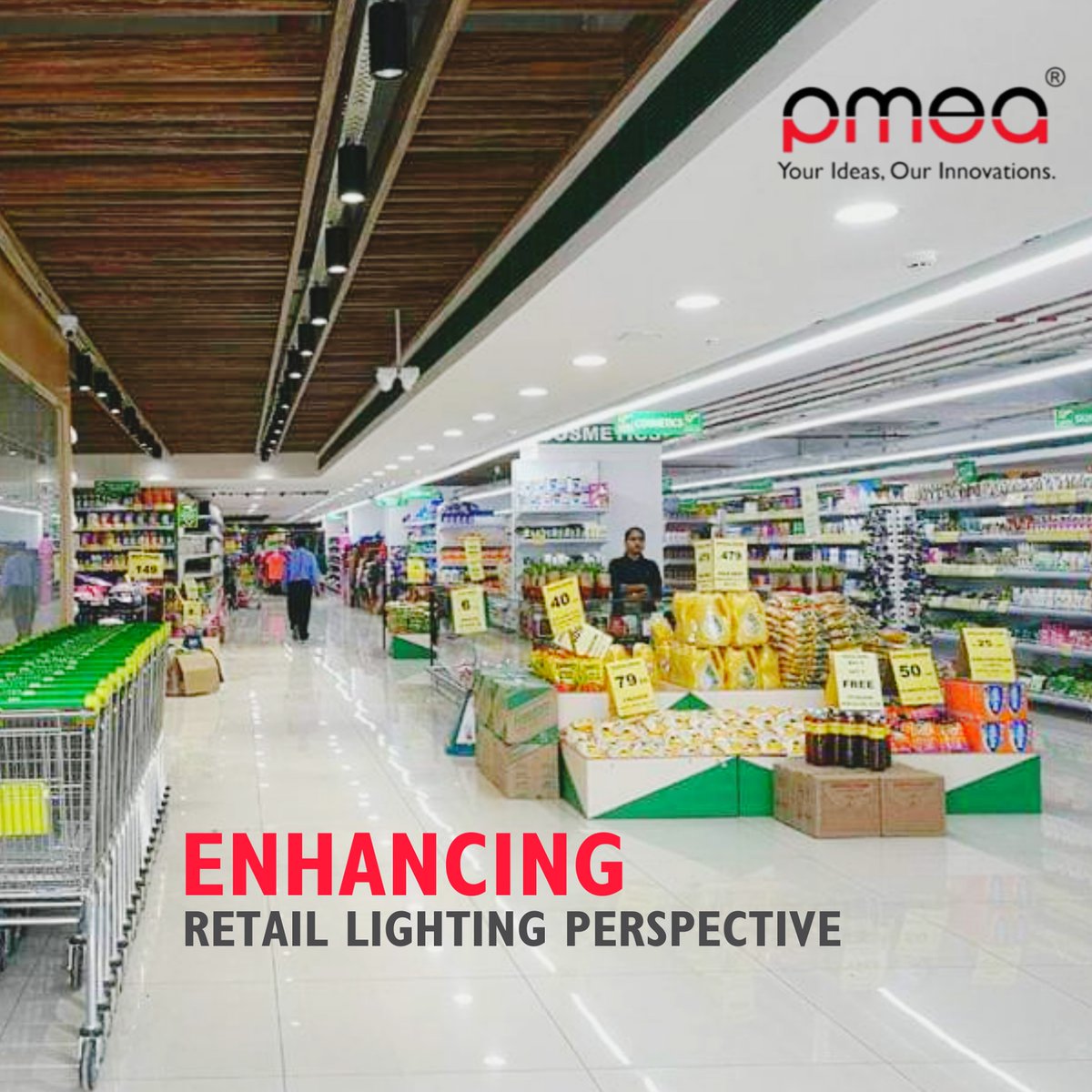 ENHANCING
Retail Lighting Perspective

PMEA - Your Ideas, Our Innovations.

Website: lighting.pmealtd.com

#Retaillighting  #Commerciallighting #ledlighting #PMEA #PMEAlighting #lighting  #lightingsolutions #lightingmanufacturer #lightingsupplier #retailinteriorlighting