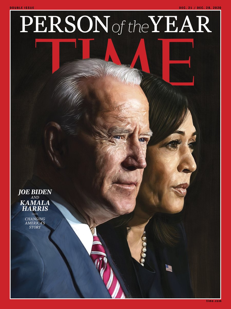 Biden had the vision, set the tone and topped the ticket. But he also recognized what he could not offer on his own, what a 78-year-old white man could never provide: generational change, a fresh perspective, and an embodiment of America’s diversity. https://time.com/person-of-the-year-2020-joe-biden-kamala-harris/