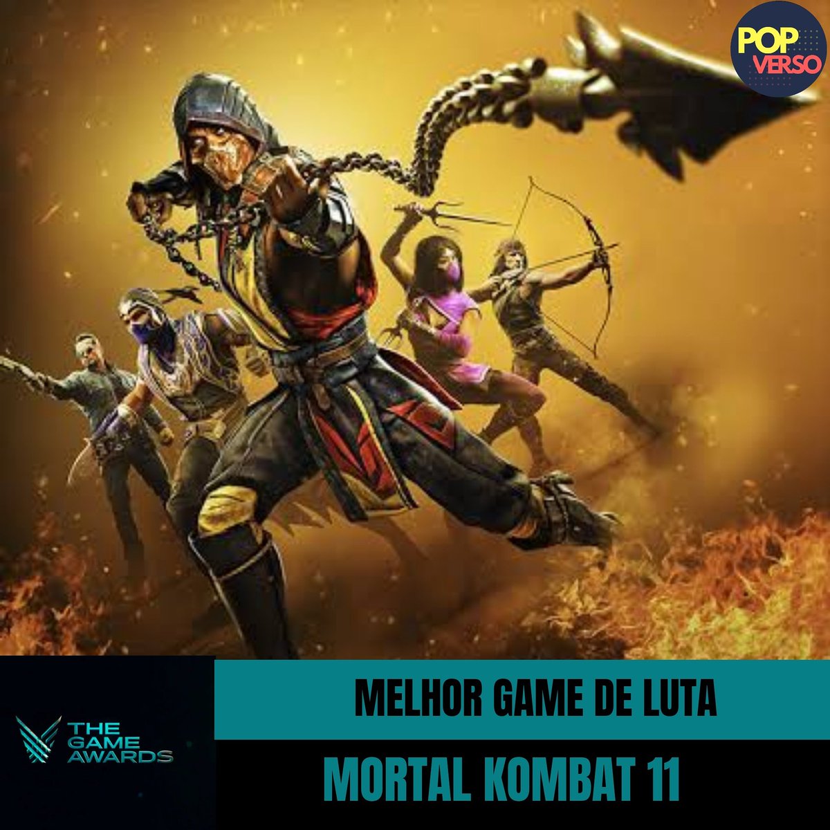 PopversoO's tweet photo. Mortal Kombat 11 mantém a tradição da série e fatura o prêmio de melhor game de luta!

#tga2020 #thegameawards2020 #thegameawards #mk11 #MortalKombat11 https://t.co/0or6dB30T4
