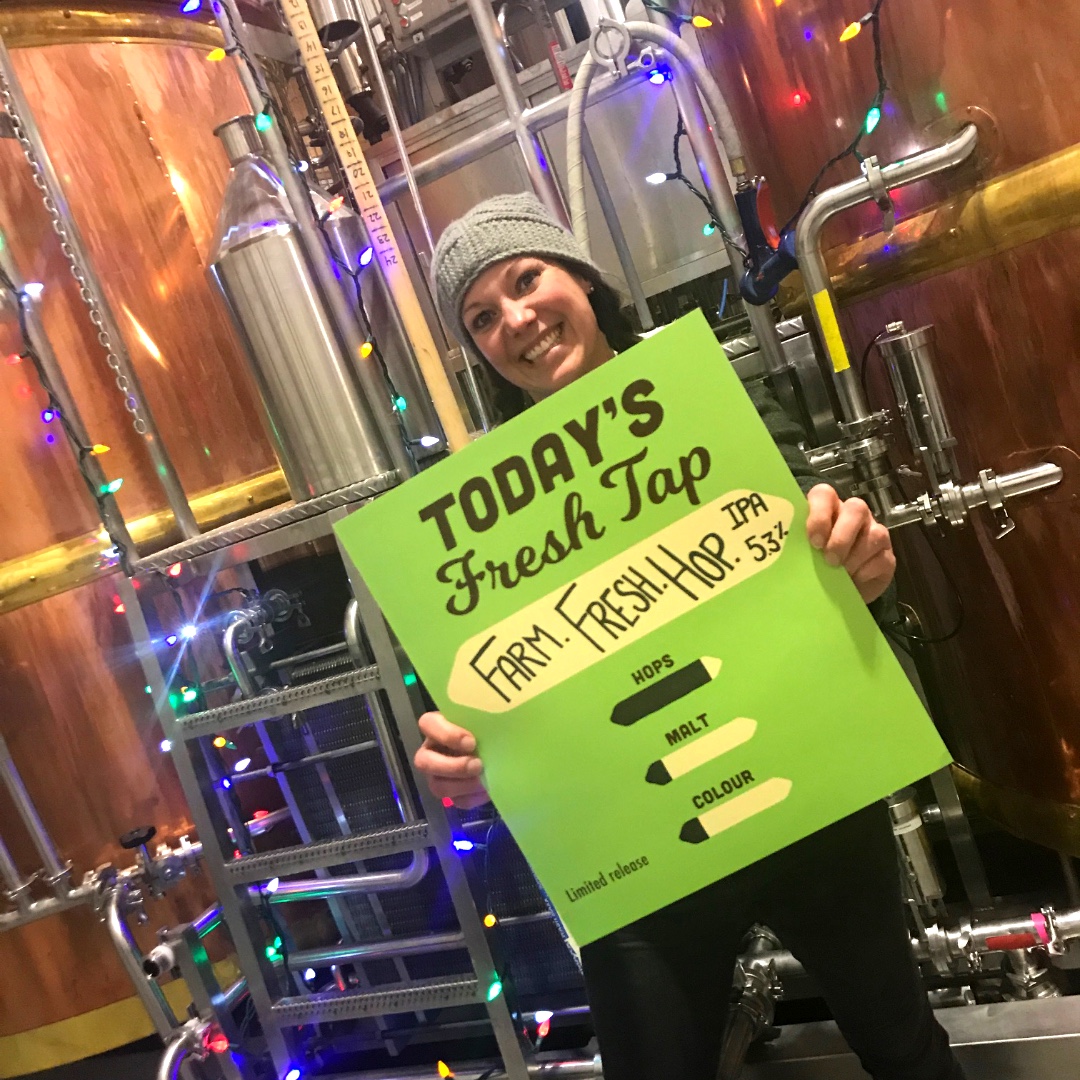 barnsidebrewing's tweet photo. Look what Sabrina found!! 3 X 20L kegs of Fresh Hop, and we're thrown' it on tap tomorrow! Fresh Hop Friday folks. Be there. #farmfreshbeer #goodbeergrownhere #cascade #chinook #bchops #bccraftbeer #bccraftbreweries #bcaletrail #freshhopfind https://t.co/x7bmcIlRMN