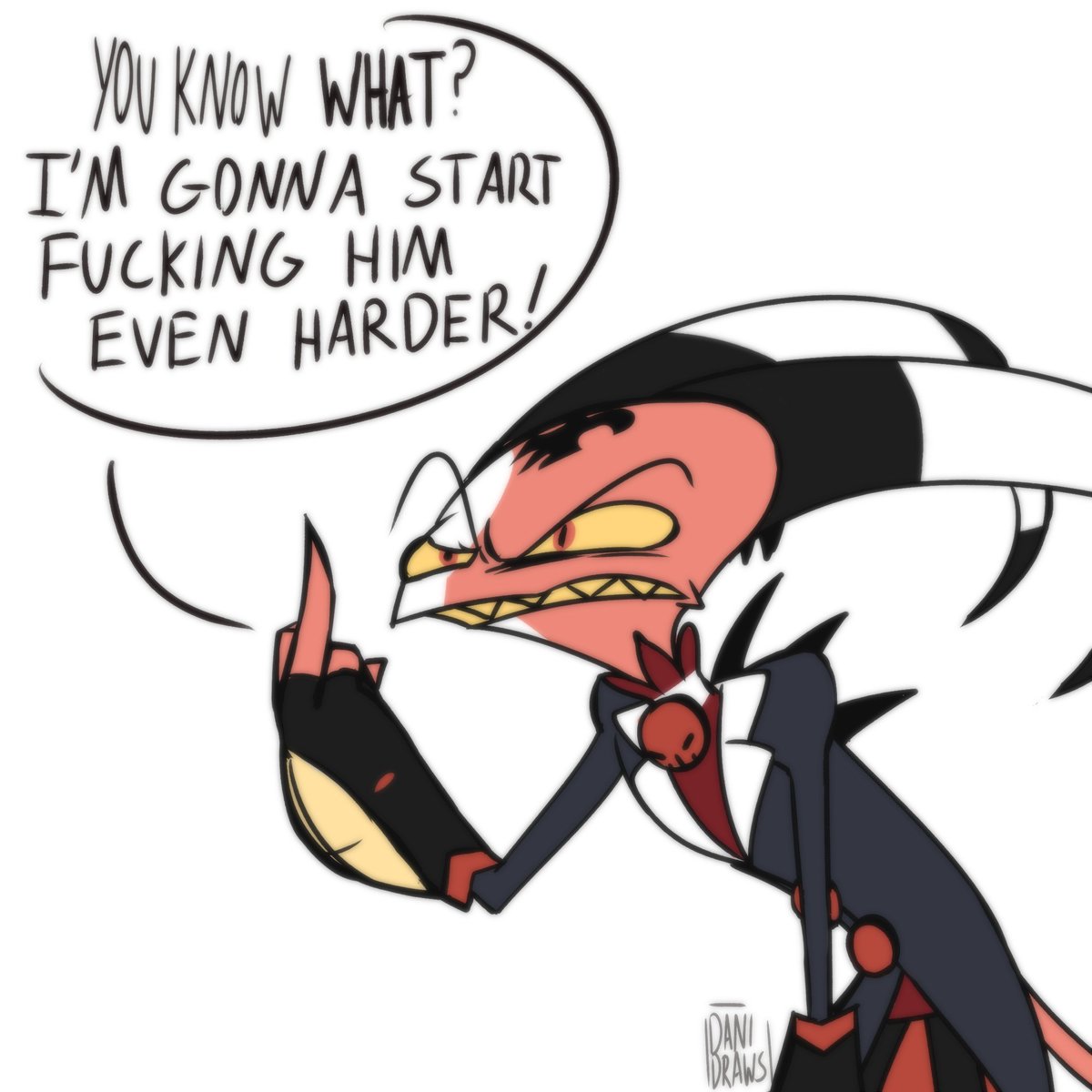 DaniDraws666's tweet photo. You kno he ded #Stella #Blitzo #HelluvaBoss #Stolitz https://t.co/DLLVXrtHRU