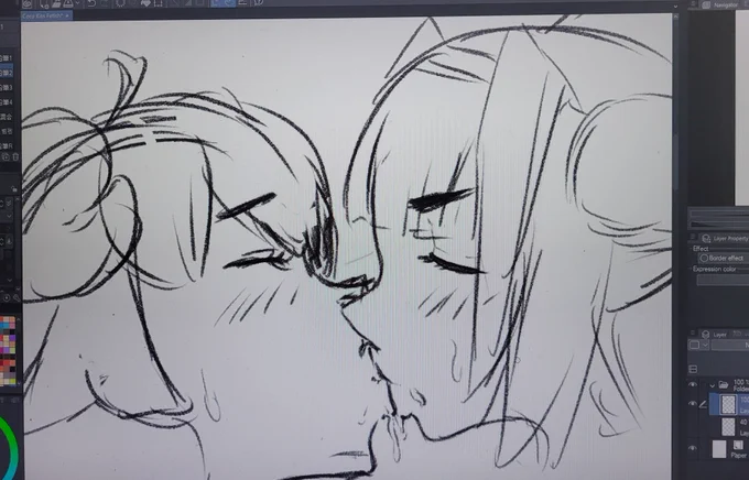Practicing various kissing. 
Looks really bad but That just meane I gotta practice harder.
And yes I know you know who. Dont worry ( ͡° ͜ʖ ͡°) 