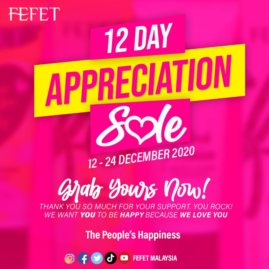 EiylaAzeyla's tweet photo. 12 DAYS Appreciation Shout Out 📣📣📣
APA tu? 😱
Mari rapaaattttt..
Mari dekattttt..
Kita ngam sama-sama 😘
NANTIKAN........... 1 HARI LAGI ‼️
#Fefet Lah!
the people’s happiness
#DoOnlineBusiness
#FefetNetworkSystem
#Fefet1212 #AppreciationSalesFefet #ThankYouCustomer https://t.co/MZT2HpVsyz
