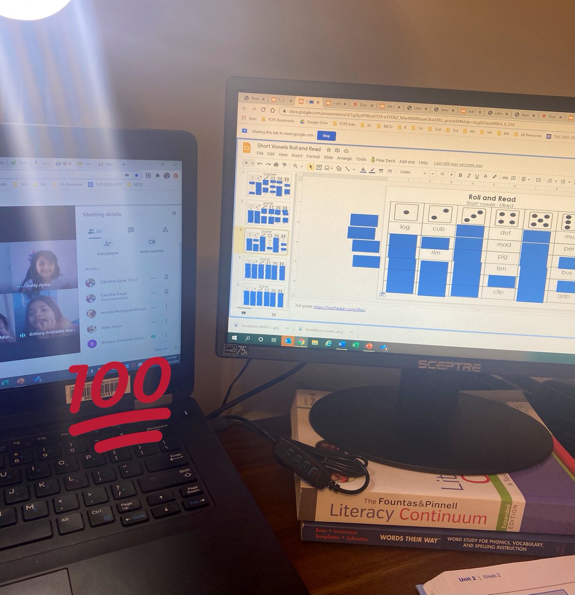 Is there anything more engaging than learning through games? Thanks to the amazing tools from <a href="/UFLiteracy/">UF Literacy Institute</a> and <a href="/ToyTheaterGames/">ToyTheater.com</a>, our <a href="/TimberLaneES/">Timber Lane ES</a> Tigers are blending their letter sounds together like pros!