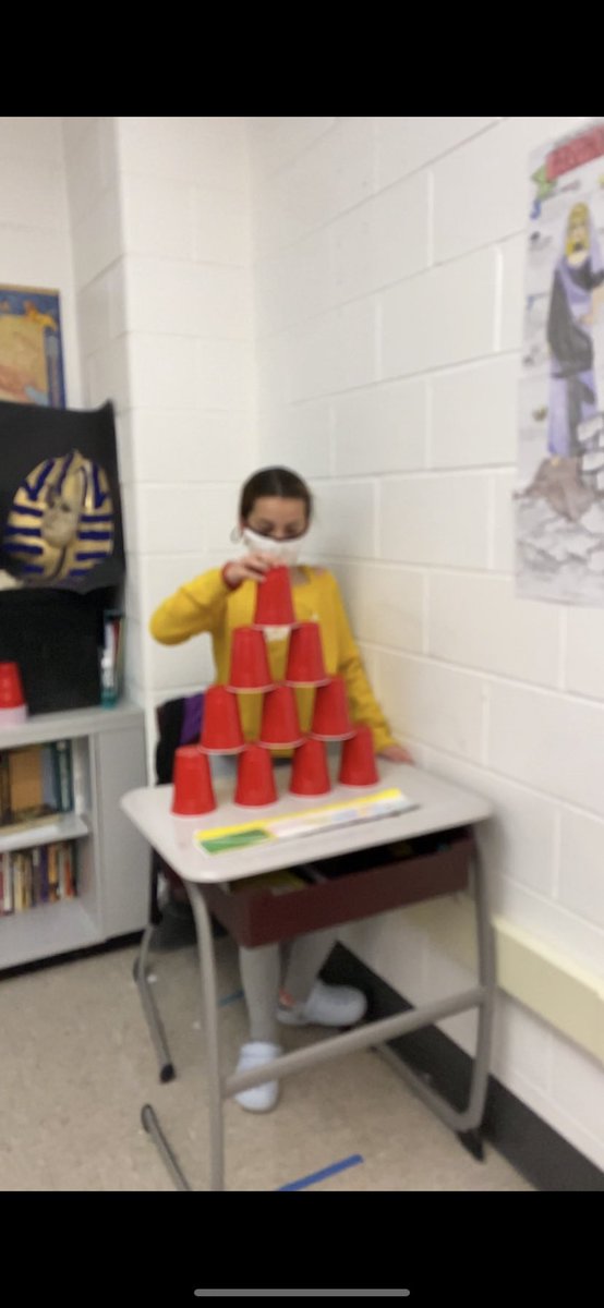 MrsLaBos6's tweet photo. Iโm so grateful that these students have the opportunity to make the best out of each day. Unwinding with stem challenges and supportive sportsmanship is equally(if not more) important to academics during this time of isolation and separation.#podlympicsrule #nextchallengeplease https://t.co/HK1ke5R8W5