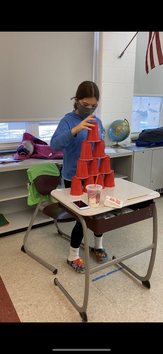 MrsLaBos6's tweet photo. Iโm so grateful that these students have the opportunity to make the best out of each day. Unwinding with stem challenges and supportive sportsmanship is equally(if not more) important to academics during this time of isolation and separation.#podlympicsrule #nextchallengeplease https://t.co/HK1ke5R8W5
