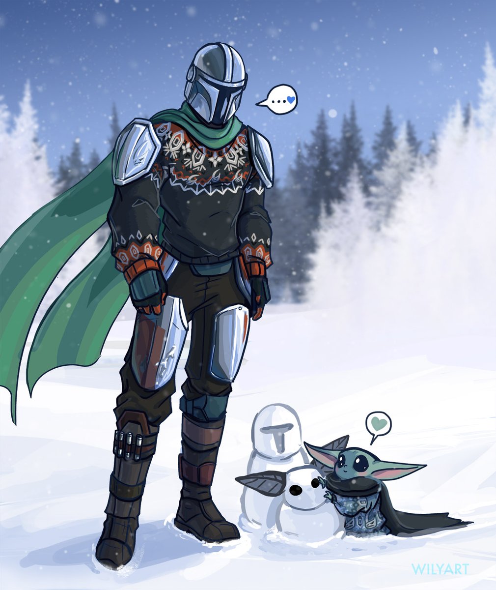 This was self indulgent. #TheMandalorian #sweaterweather