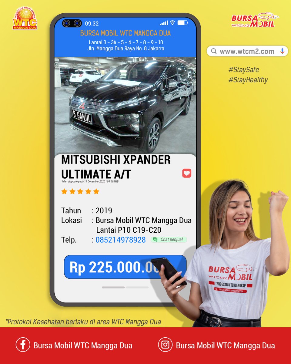 wtcm2_official's tweet photo. Mitsubishi Xpander (2019) Rp 225 juta.
Telepon langsung penjualnya untuk nego 085214978928
Info harga mobil lainnya lihat di https://t.co/lgivjIvKBo
Follow @bursamobilwtcm2 
#bursamobil #mobkas #wtcm2 #xpander #mitsubishi #mobilseken https://t.co/LBTsKCGcBt