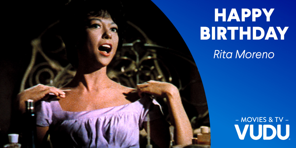 Happy Birthday to the EGOT we know and love, Rita Moreno. Which one of her many many performances is your favorite? 
