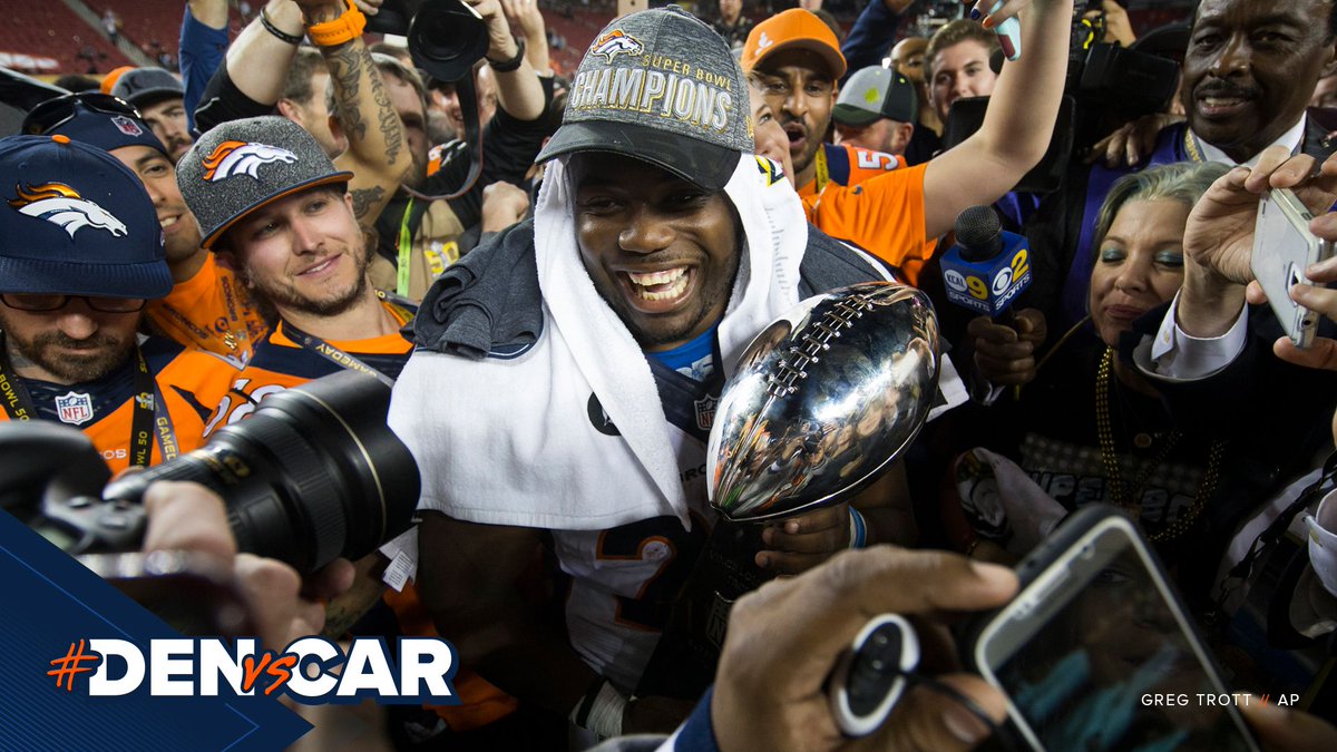 Broncos's tweet photo. Because it's #BeatThePanthers Week.

#TBT x #SB50 📸's » https://t.co/uEuktkH61x https://t.co/0vdnkQCEZ3