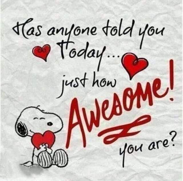 JacqelineJ's tweet photo. So sending positivity.  You are awesome remember that.#MentalHealthMatters #selfcare https://t.co/g1wuizBE28