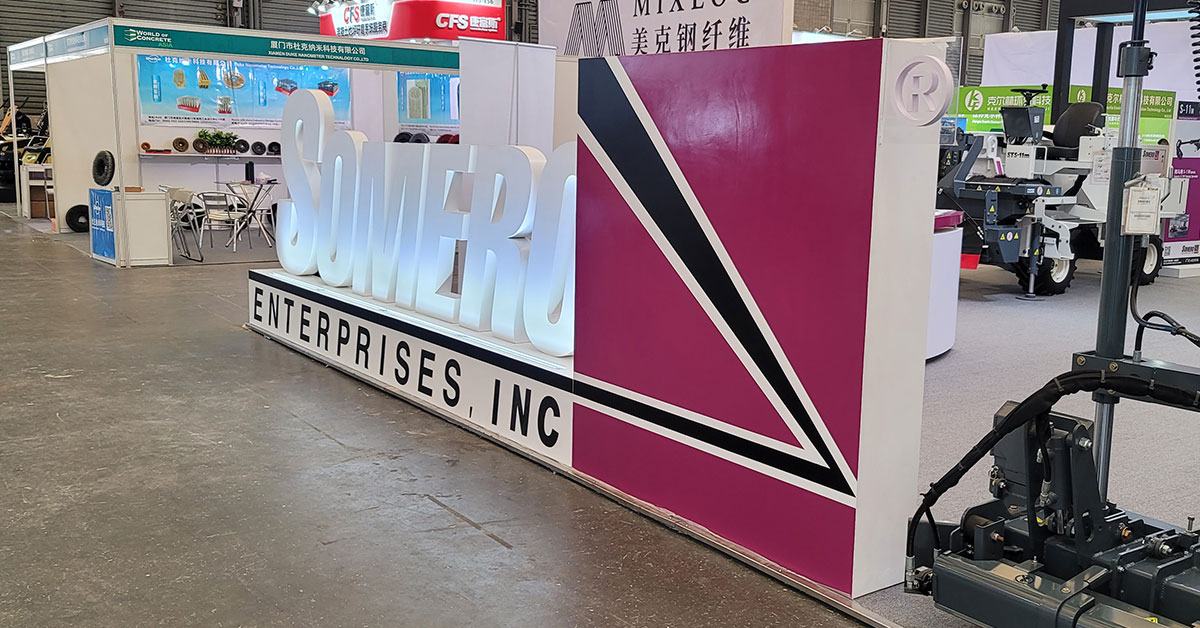 Somero_Inc's tweet photo. Proud to have our team at World of Concrete Asia and be part of this successful show! #wocasia #worldofconcrete2020 #worldofconcreteasia #concrete #construction #equipment https://t.co/Y1J6SM2fHH
