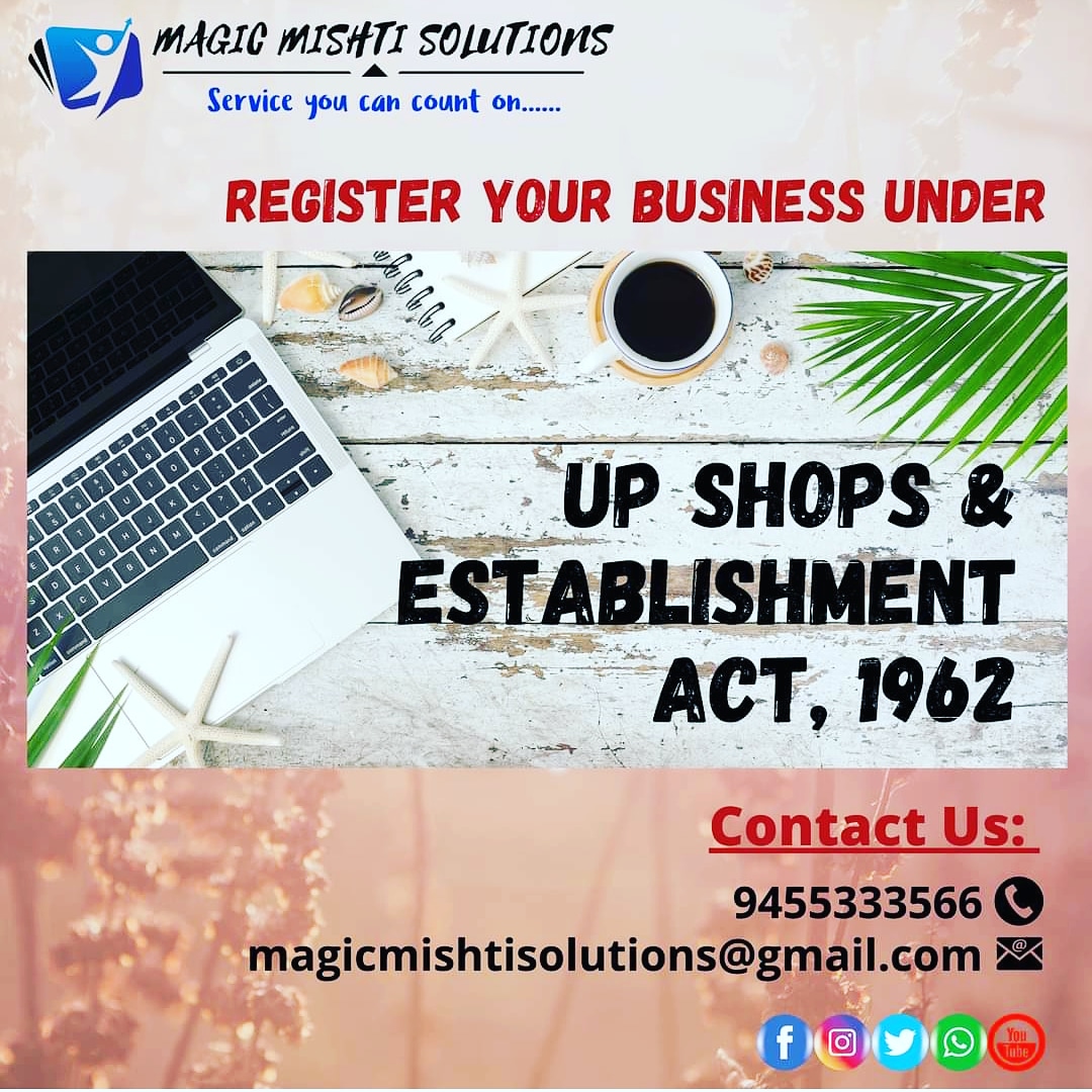 MagicMishti's tweet photo. All the shops, the hotel, any food house,restaurants,theatres, any place for public entertainment and any other commercial establishment, etc., are regulated by this act and thus include a Shop and Establishment registration in accordance with the law.

GET YOUR LICENSE TODAY... https://t.co/ZaXwXJdev0