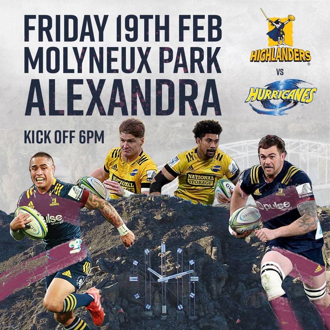 π¨ ANNOUNCEMENT π¨
We are back! Sky Super Rugby Aotearoa preseason returns to Alexandra when we take on the Hurricanes on Friday 19th February π₯ Kick-off 6pm β°
π: Tickets on sale early February
Full Release: https://t.co/EAEV8fZdff
#WeAreHighlanders https://t.co/iEKni2jVup