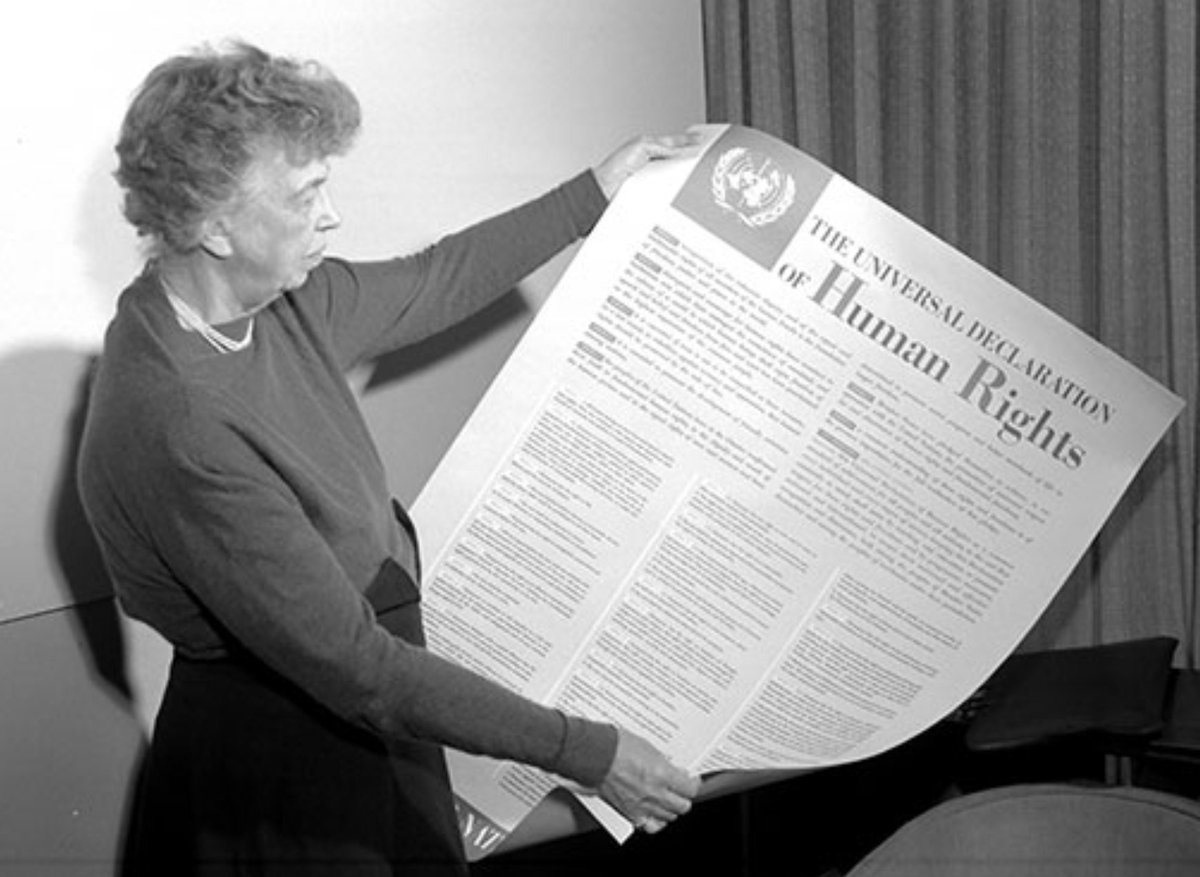 ONUMX's tweet photo. #DíaDeLosDerechosHumanos 
Las mujeres que dieron forma a la Declaración Universal de Derechos Humanos:

- ELEANOR ROOSEVELT
-HANSA MEHTA
- MINERVA BERNARDINO
-BEGUM SHAISTA IKRAMULLAH
-BODIL BEGTRUP
-MARIE-H��LÈNE LEFAUCHEUX
-EVDOKIA URALOVA

https://t.co/GzVdwCDA2J https://t.co/dNg6aLemwp