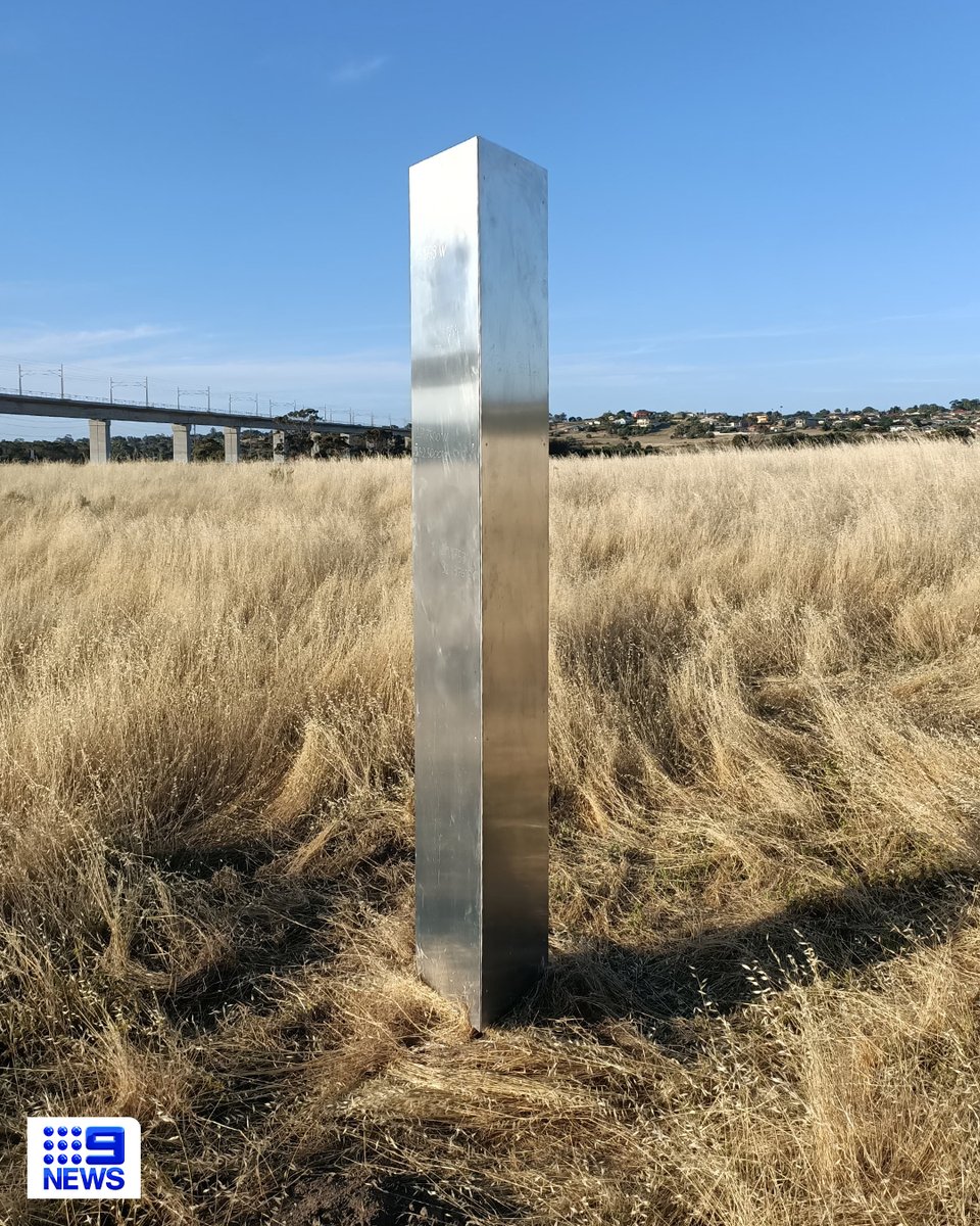 9NewsAdel's tweet image. After similar sightings across the world, a mysterious monolith has turned up in Adelaide's own backyard!

The tower was found at Noarlunga near the Seaford rail bridge, with a witness saying it appears to have coordinates engraved on it. 

What do you think it means? #9News