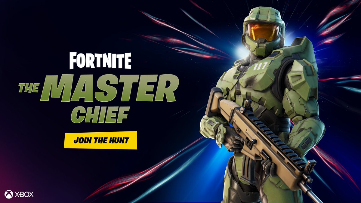 XBOXMexico's tweet photo. Despierta, Jefe, te necesitamos. 

El Jefe Maestro se une a Fortnite. 

#Halo #TheGameAwards https://t.co/mZT81Dq1G9