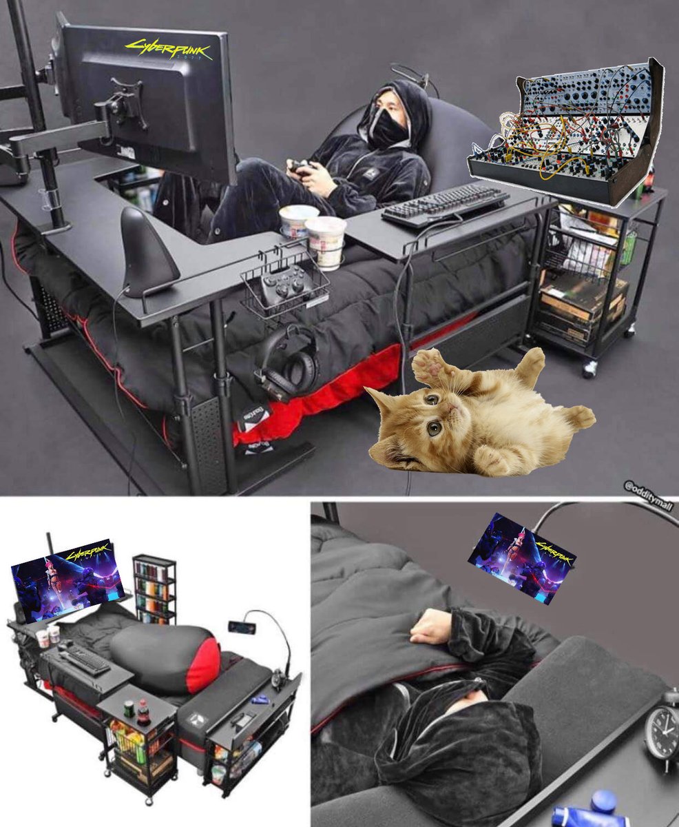 StreetcatMedia's tweet photo. me jamming out to @RichardDevine while i get my ass kicked in the combat tutorial #Cyberpunk2077 #cyberpunk2077meme #meme #richarddevine https://t.co/fNiqGX1MkN