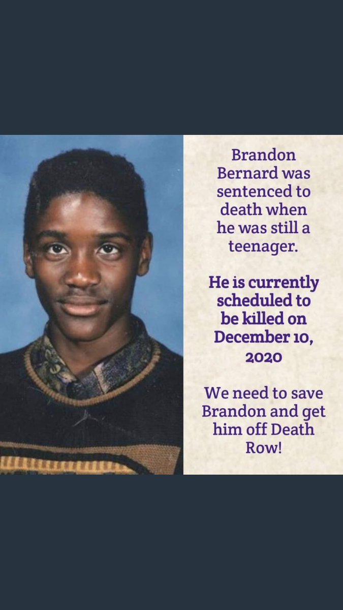 mystigma92's tweet photo. @minsugacheonye America esta a punto de tomar la vida de un ser humano saludable, consciente, arrepentido. #SaveBrandonBernard #HelpSaveBrandon #brandonbernard #BrandonBernard https://t.co/0YghEbIthZ