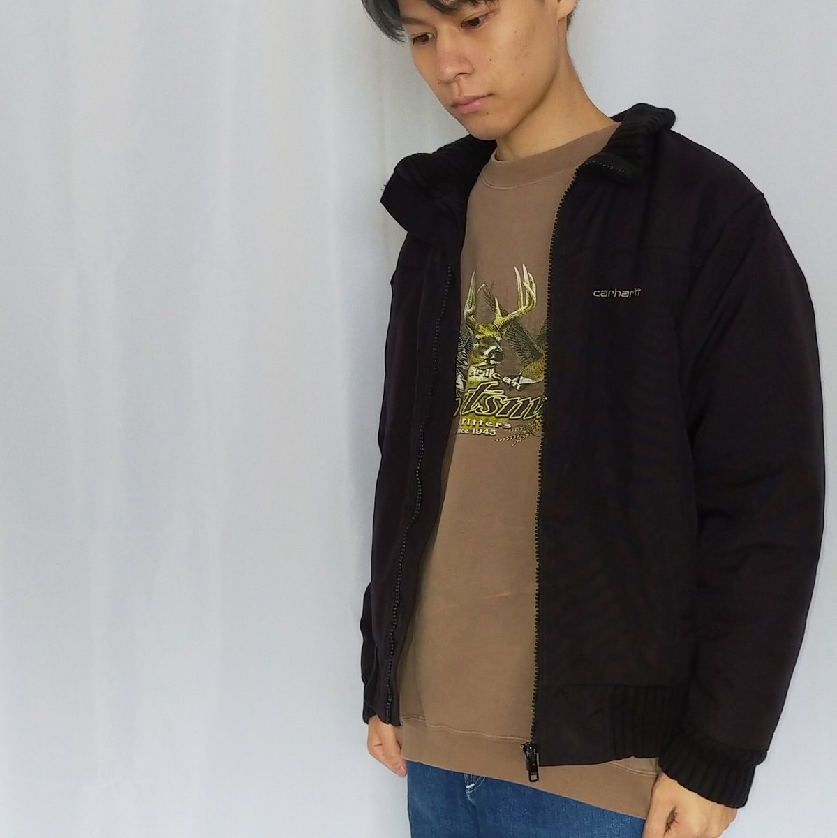 used_Kanade's tweet photo. 【商品紹介】

オススメのスウェットシャツですが、まだ売れ残っております😭

USAもので大きめにゆるく着れて冬でも暖かいです☀

ぜひオンラインショップにお越しください😁✌

price ￥2980ｰ https://t.co/7zeoW3yYLn