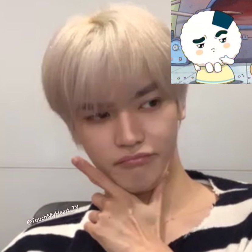 TouchMyHeart_TY's tweet photo. 쿵야쿵야툥툥~~~~~🍙
🤔✌🏻😉🤨✌🏻
#TAEYONG #태용 #NCT 
#쿵야쿵야 #쿵야 https://t.co/ErA4uZUbXR