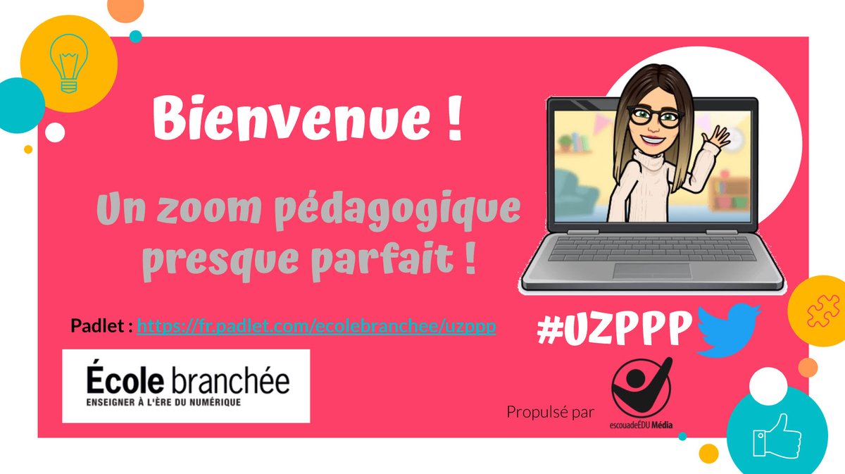 RecitFAD's tweet photo. LE RÉCIT FAD présent à "Un Zoom pédagogique presque parfait"! Des échanges enrichissants!! Bravo @Lauriecouture92 pour cette initiative! #UZPPP https://t.co/kJy867FgkS