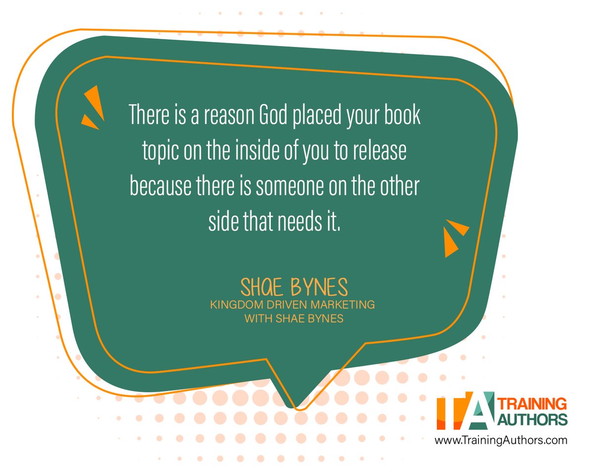 shelleyhitz's tweet photo. Learn Kingdom Driven Marketing with Shae Bynes, CEO of Kingdom Driven Entrepreneur as she talks about Kingdom driven marketing for authors here: https://t.co/PGlRUp3XEG

#kingdommindset #christianentrepreneurs #kingdomdriven #marketingtips #kingdomentrepreneur https://t.co/3sS506Bi8D