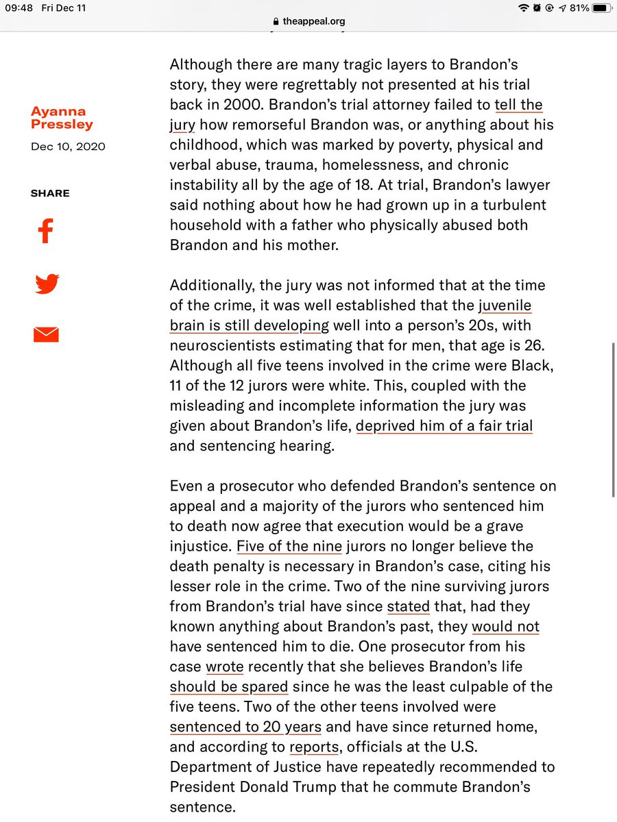 uarmybrry's tweet photo. ‼️ SPREAD THIS PLEASE ‼️
RT this or email, sign and call. Let’s help Brandon !!
#brandonbenard #HelpSaveBrandon #SaveBrandonBernard #SAVEBRANDON #HelpSaveBrandonBernard https://t.co/QFBZ5d2f53