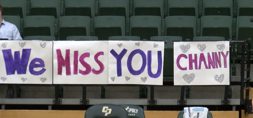 First win of the season for <a href="/CalPolyWBB/">Cal Poly WBB</a> 70-60 win vs New Mexico State 

But tonight was more than a win... it was a win for Chantel Govan and the her mother who passed away this week.

“We are dedicating their season to Chantel and the memory of her mother” -Coach <a href="/FaithMimnaugh/">Faith Mimnaugh</a>