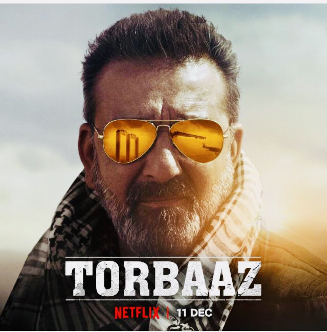 rahulmittra13's tweet photo. Their only purpose was to die for someone else’s ideals. Until he brought them something bigger. #Torbaaz, with a stellar cast of @duttsanjay, @RahulDevRising &amp; @NargisFakhri is premiering today, 11 December, only on @netflix !! @malik_girish! https://t.co/RqTEe8XVRv