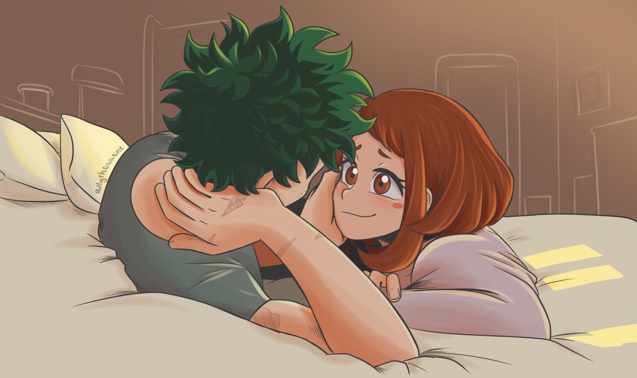 My Hero Academia Мидория и Урарака