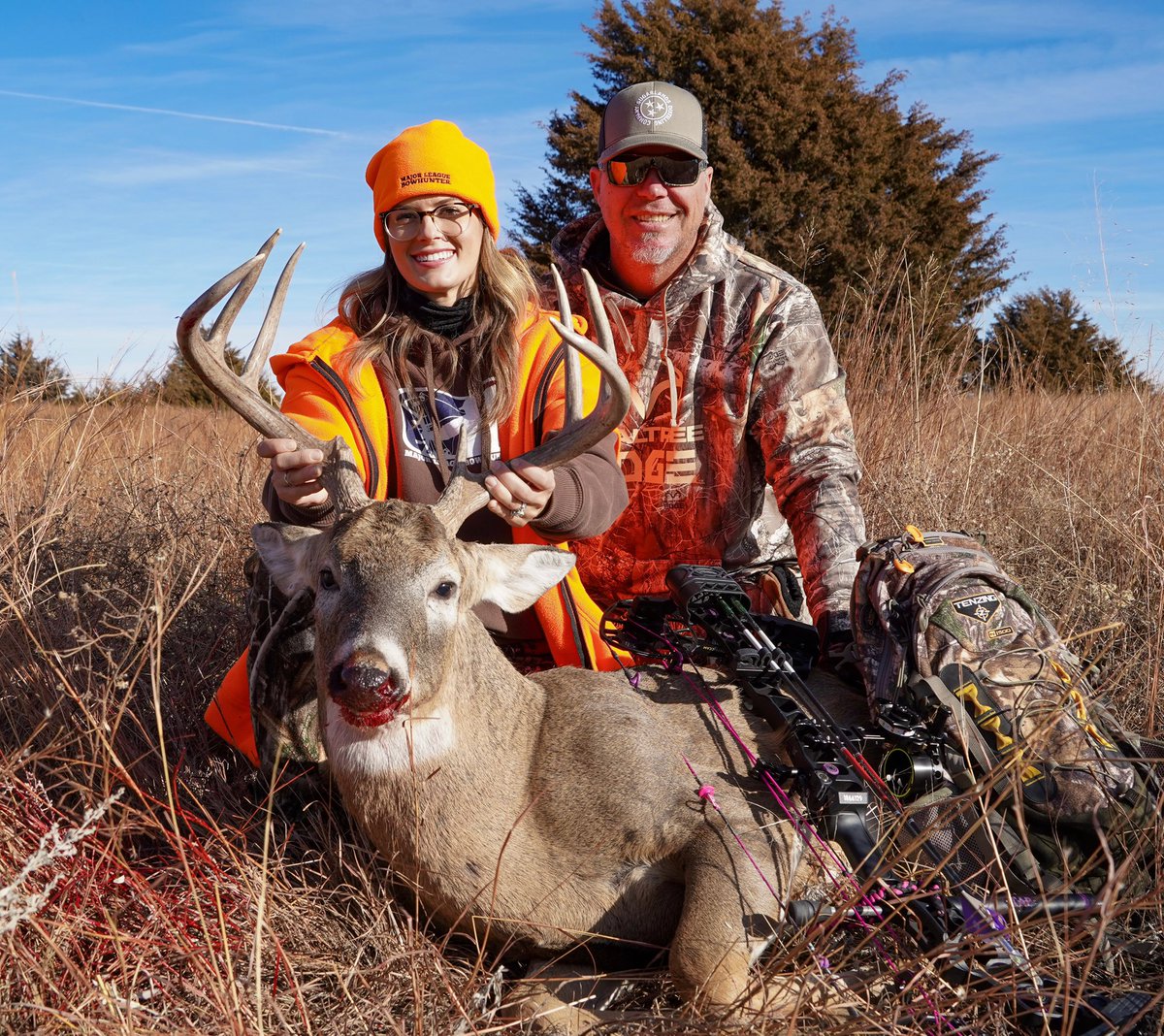 BBD in Kansas! Congratulations to Taylor Jones! #NeverStopLearning #MajorLeagueBowhunter #Realtree #Mathews #Bloodsport #WildgameInnovations #RiversEdgeTreestands #SmokeyMountainSnuff #HHAsports #Ameristep #Tenzing #TAP #Evolved #TwistedOaks #Halo #Barnett #Flextone  #bowhunting