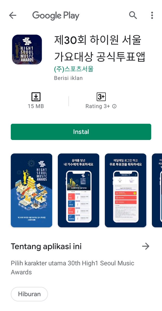 BUDDYINATEAM's tweet photo. 📢PENGUMUMAN PENTING📢

@GFRDofficial masuk ke SMA dalam 4 kategori: 

• Bonsang (Main Prize)
• Popularity Award
• K-Wave Popularity Award
• Legend Rookie Prize

untuk dukung gfriend, pihak SMA rilis app untuk voting, so download dulu apknya di link ini buddy: 

👇🏻👇🏻👇🏻👇🏻 https://t.co/Fn3VQ4kbUK